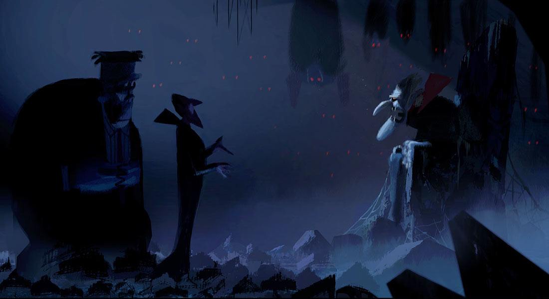 1100x599 Image - Hotel Transylvania Painting
