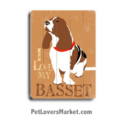 400x400 Dog Painting Basset Hound Pictures I Love My Basset - Hound Dog Painting