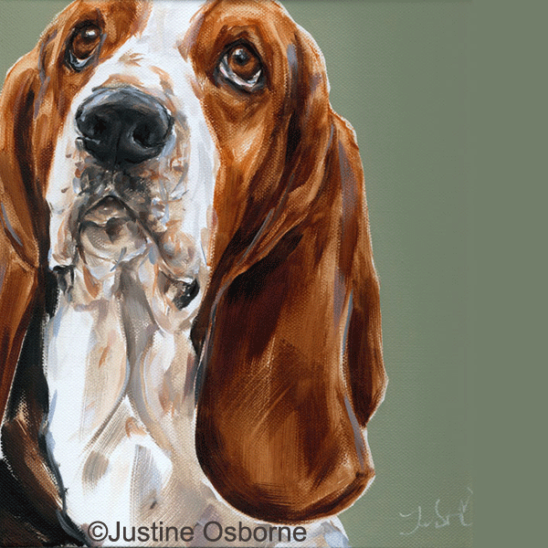 600x600 Paintmydog - Hound Dog Painting