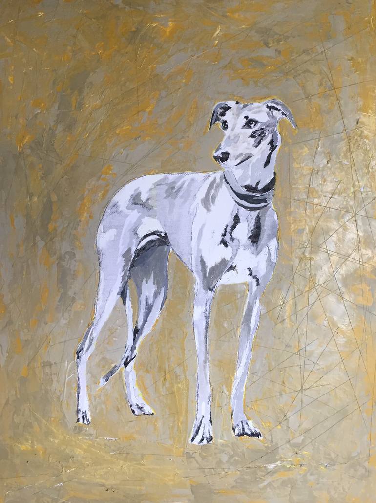 770x1029 Saatchi Art Great Hound Painting By Moloney - Hound Painting