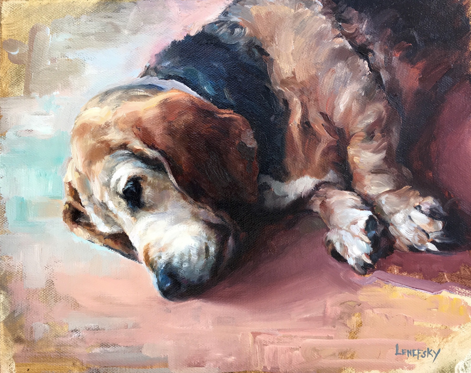 1513x1200 Pets - Hound Painting
