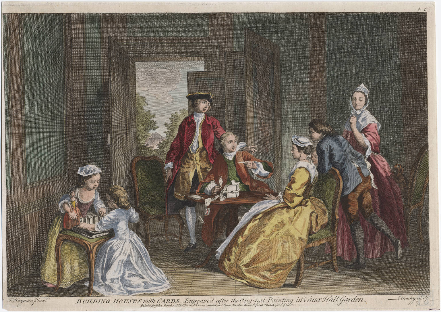 1536x1085 The House Of Cards Georgian Gentleman - House Of Cards Painting