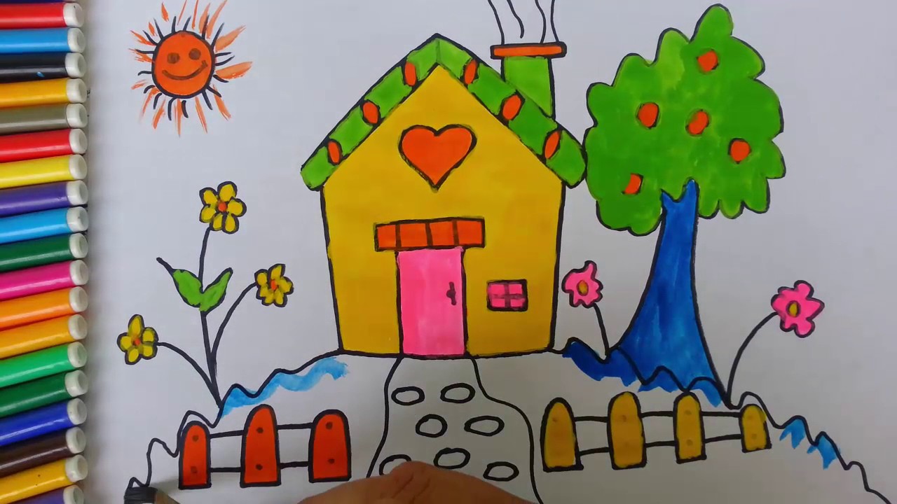 House Painting For Kids at PaintingValley.com | Explore collection of ...