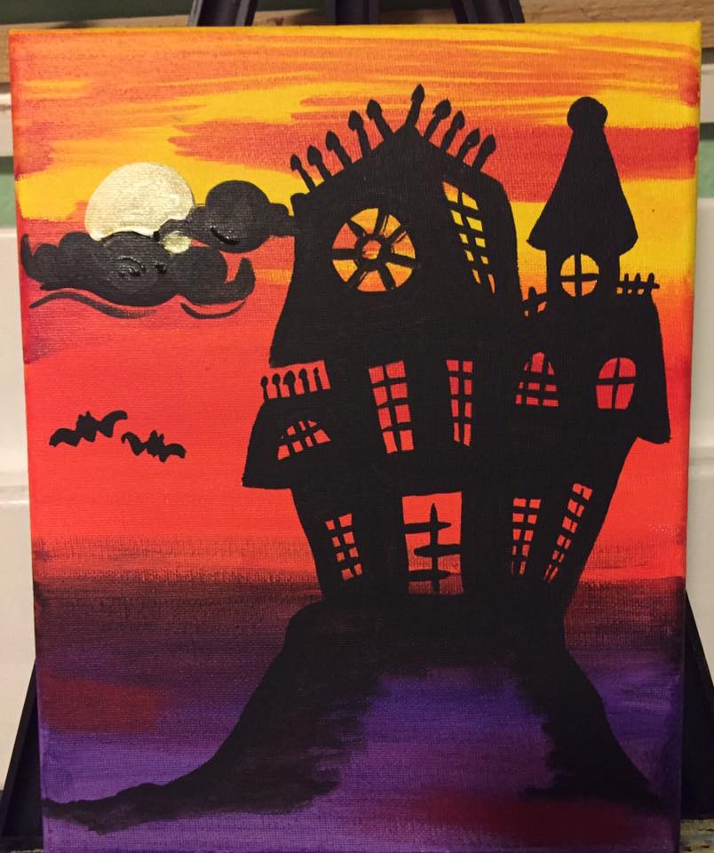 804x960 924 Haunted House Kids Paint Party! Bb Designs - House Painting For Kids