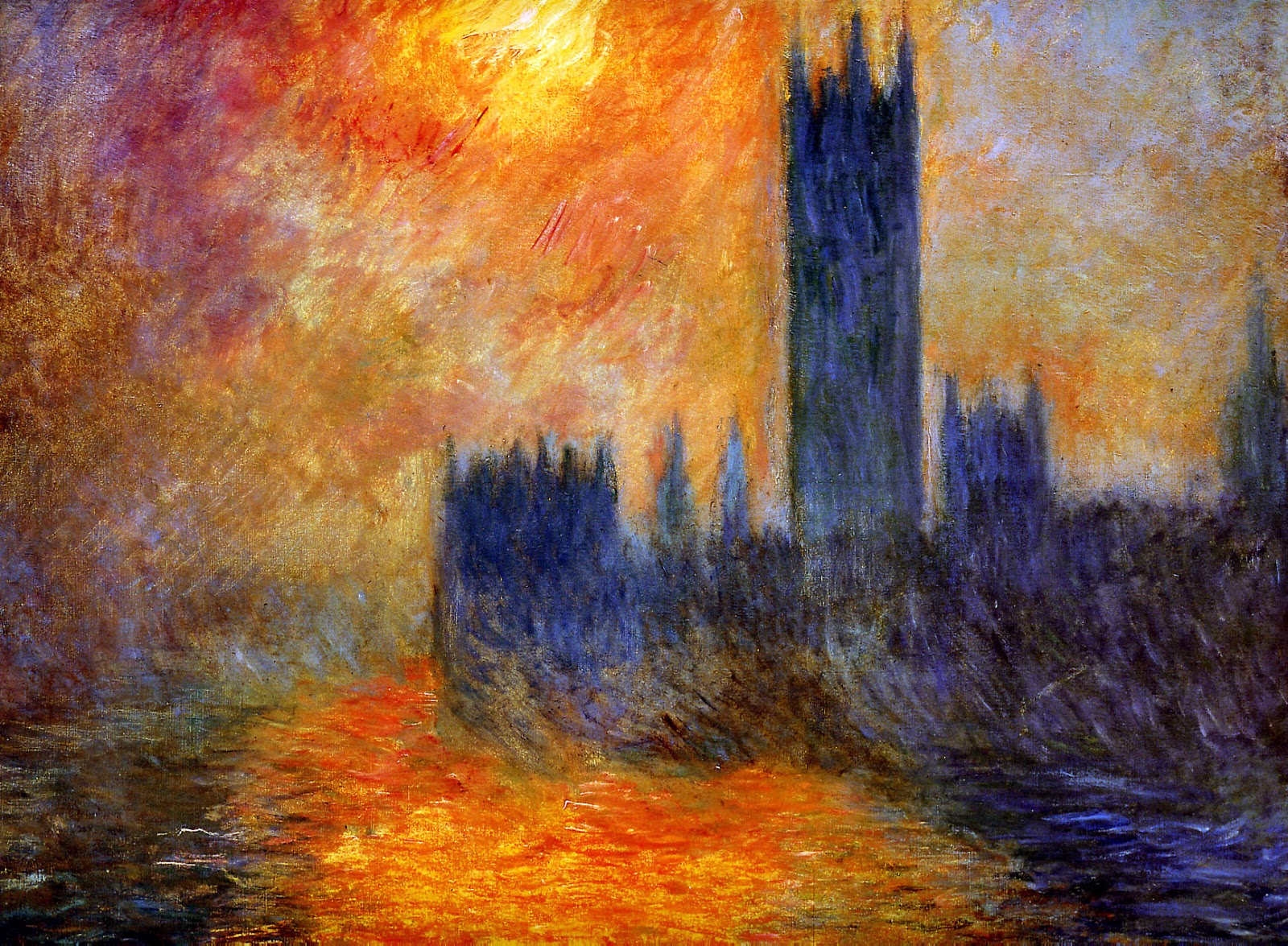 Houses Of Parliament Painting at PaintingValley.com | Explore ...