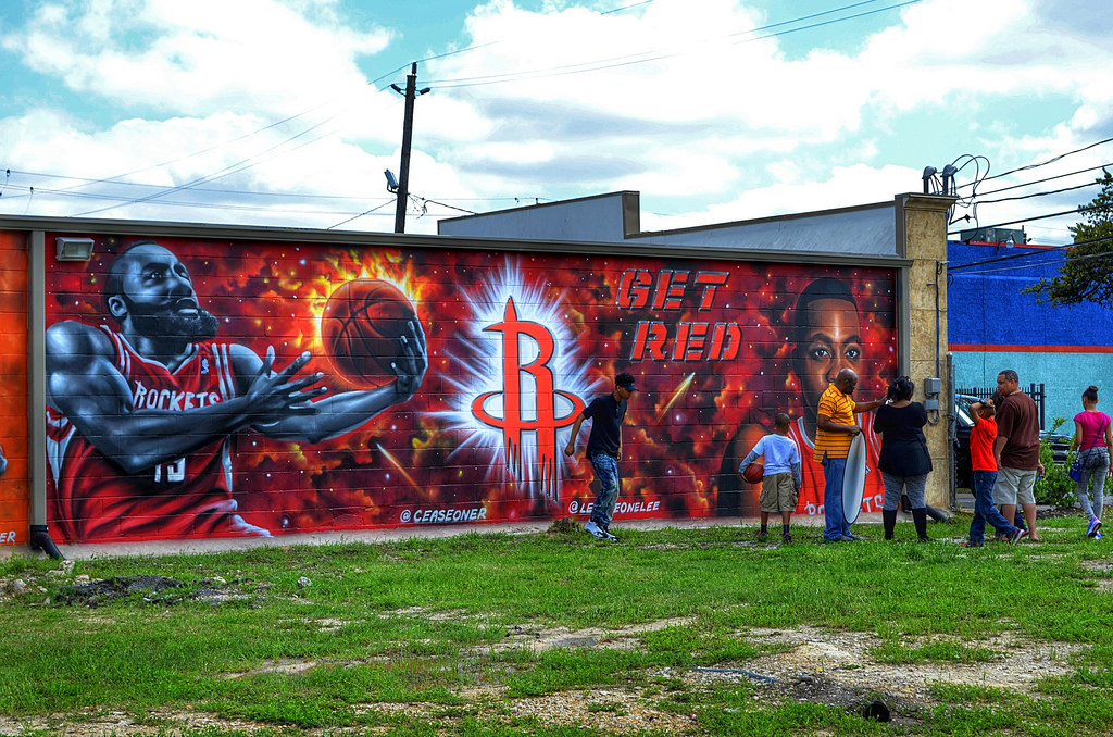 1024x678 Get Red Rockets, Houston Elnina - Houston Rockets Painting