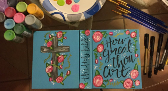 570x310 Journaling Bible - How Great Thou Art Painting
