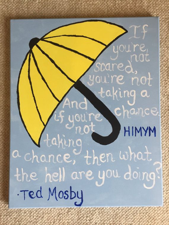 570x760 How I Met Your Mother Inspired Canvas Art - How I Met Your Mother Painting