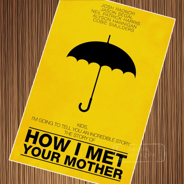 640x640 Minimalism How I Met Your Mother Tv Series Classic Vintage Poster - How I Met Your Mother Painting