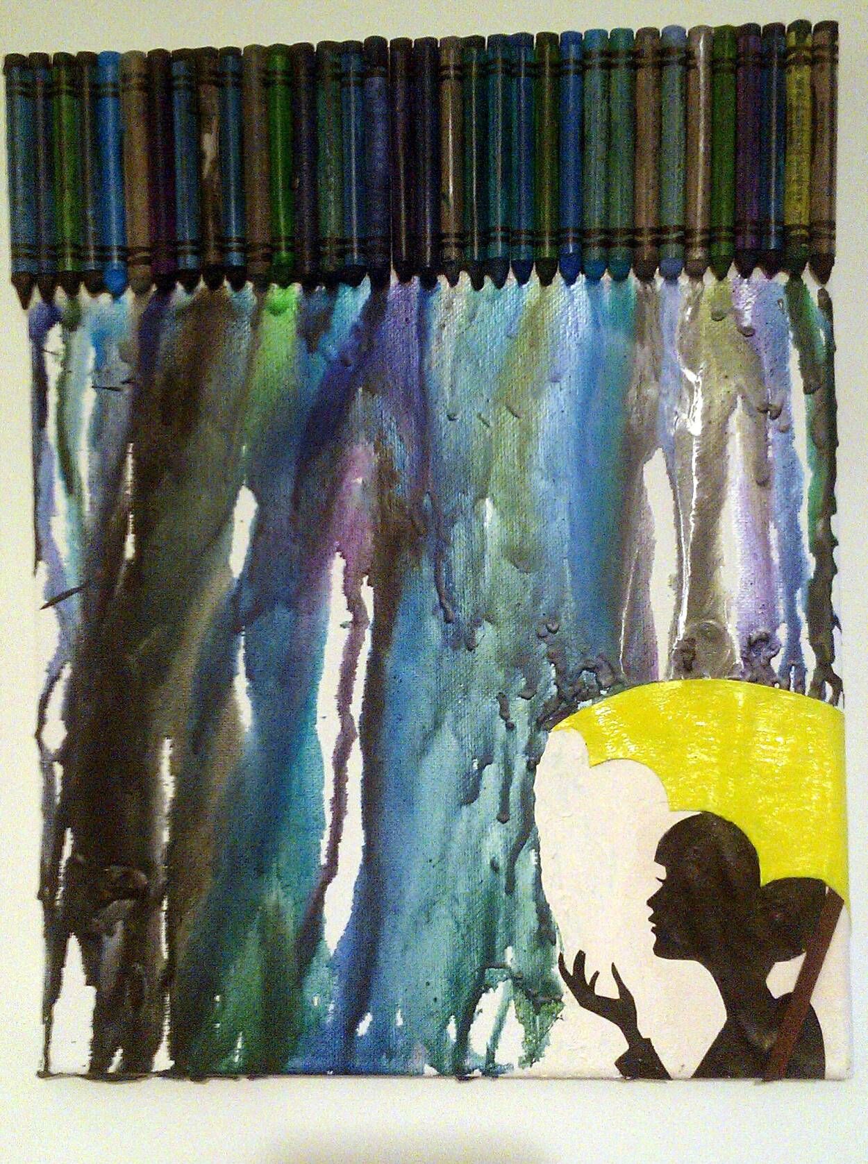 1250x1677 My Crayon Art Homage To How I Met Your Mother Because I Need - How I Met Your Mother Painting