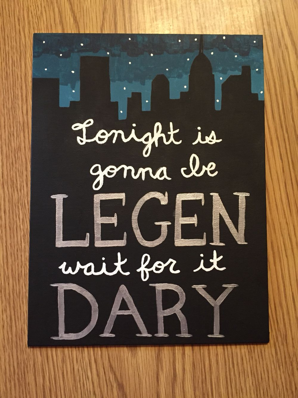 1000x1334 Pineapple Canvas Painting Awesome How I Met Your Mother Legen - How I Met Your Mother Painting