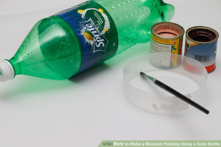728x485 How To Make A Blossom Painting Using A Soda Bottle 9 Steps - How To Make Painting