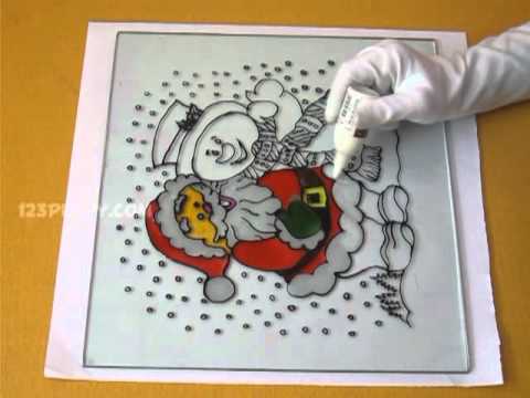 480x360 How To Make A Christmas Glass Painting - How To Make Painting