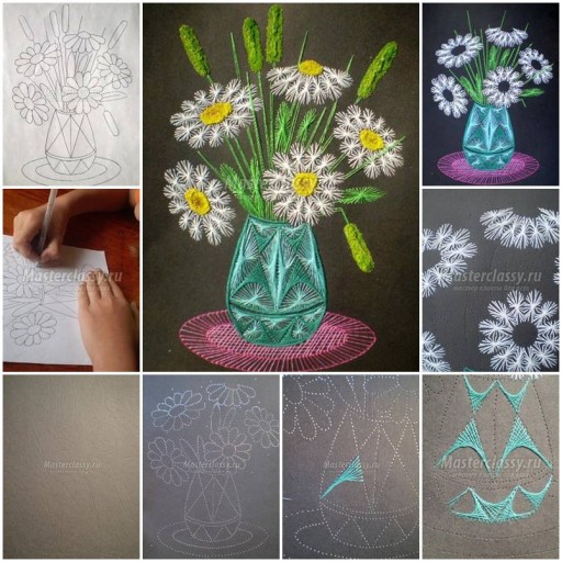 512x512 How To Make Yarn Painting Wall Art Step By Step Diy Tutorial - How To Make Painting