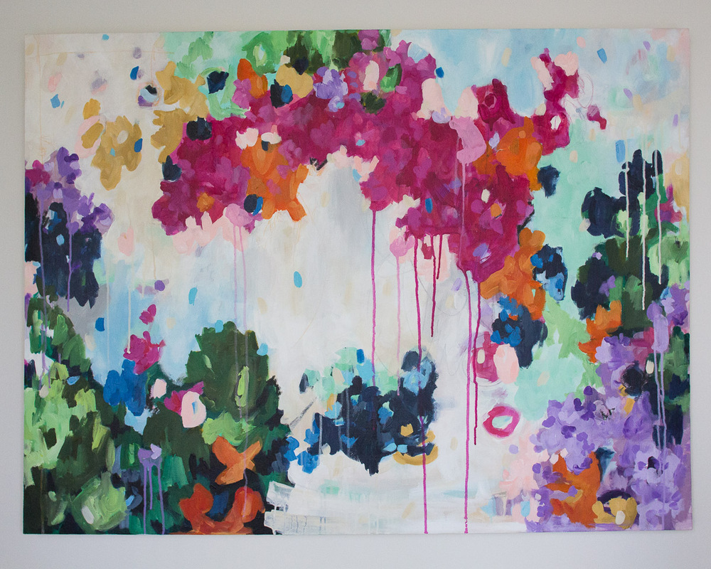 1000x800 Large Abstract Paintings The Fox Amp She - How To Make Painting