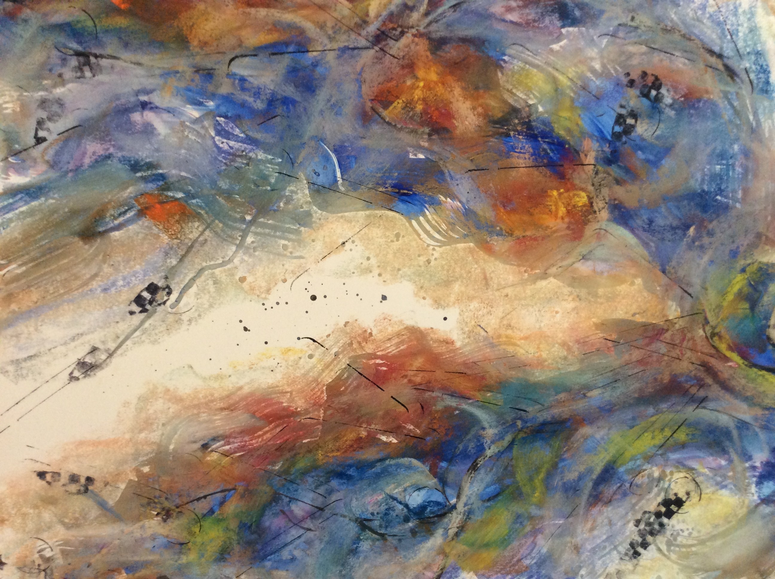 2592x1936 Intro To Pastels And Abstract Painting (Ages - How To Painting With Pastels