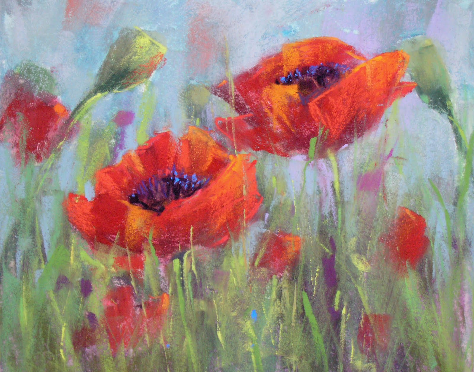 1600x1257 Painting My World How To Keep Your Pastels Clean While Painting - How To Painting With Pastels