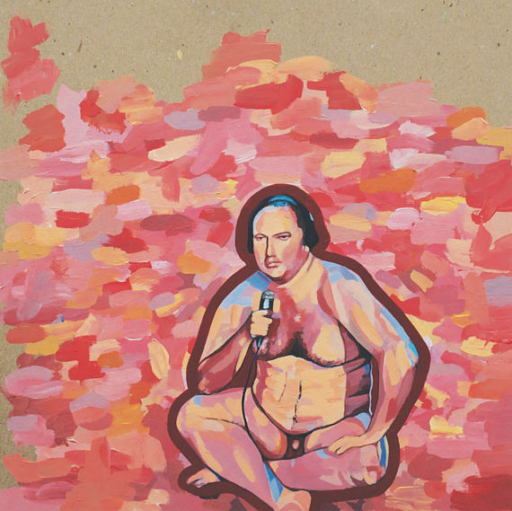 570x569 Howard Stern Benjy Bronk Print - Howard Stern Painting