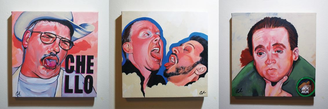 1132x377 Chris Galo How The Howard Stern Show Inspires My Art - Howard Stern Painting