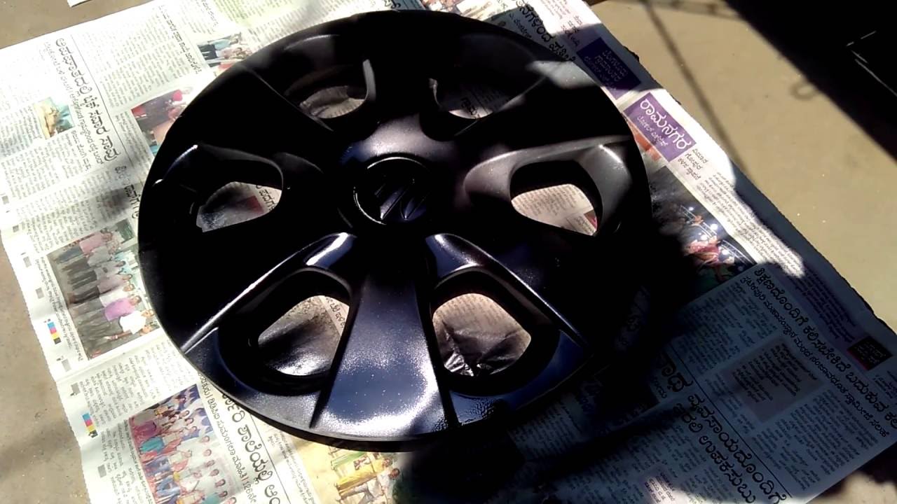 1280x720 Spray Painting Hubcaps Or Wheel Covers - Hubcap Painting