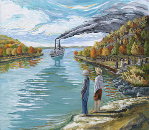 300x262 Huckleberry Finn Paintings Fine Art America - Huck Finn Painting