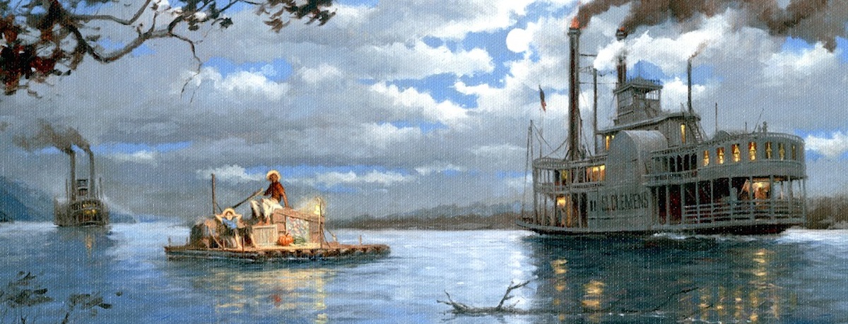 1200x459 Kenzaburo Oe Finds A Hero In Huckleberry Finn Literary Hub - Huck Finn Painting