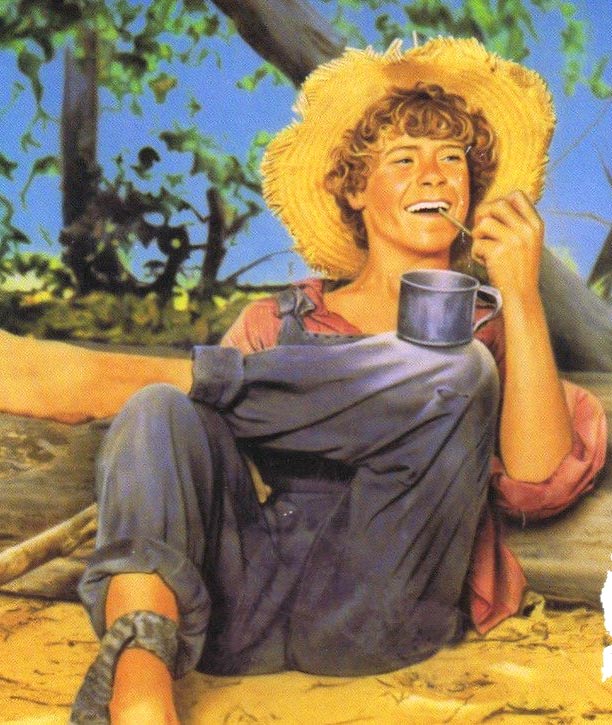 612x725 September 10 Amp 11 Huckleberry Finn {Kiddee Matinee} New Beverly - Huck Finn Painting