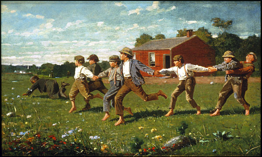 900x540 Snap The Whip, By Homer Winslow Mr. Sullivan's Digital Classroom - Huck Finn Painting