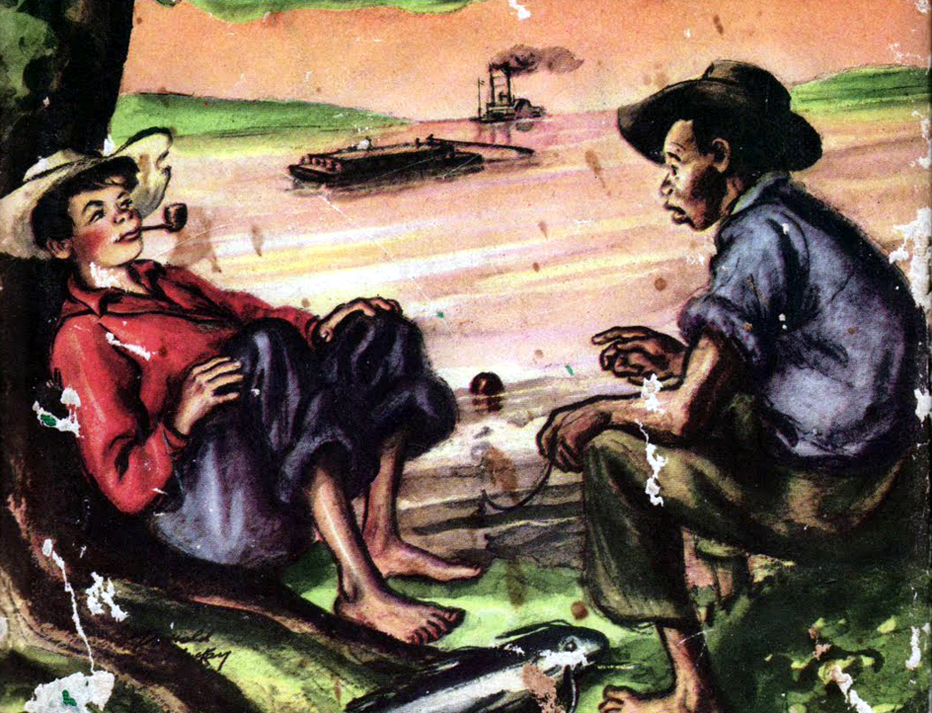 1050x803 How To Be An American Richard Nilsen - Huck Finn Painting