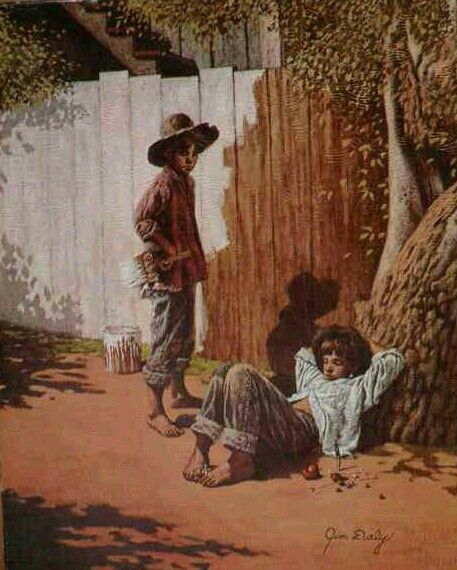 457x570 Pin By Anu C On Collection Collection - Huck Finn Painting Fence