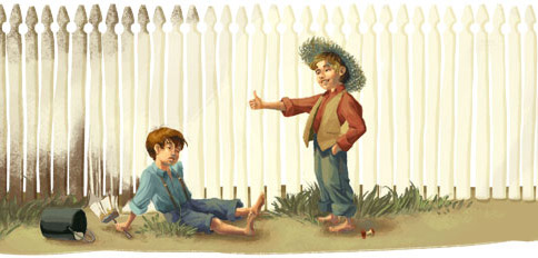 484x232 Tagseoblog Image Search Amp Youtube Optimization - Huck Finn Painting Fence