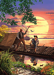 214x300 Huckleberry Finn Posters Fine Art America - Huck Finn Painting Fence