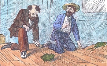 350x217 Mark Twain - Huckleberry Finn Fence Painting