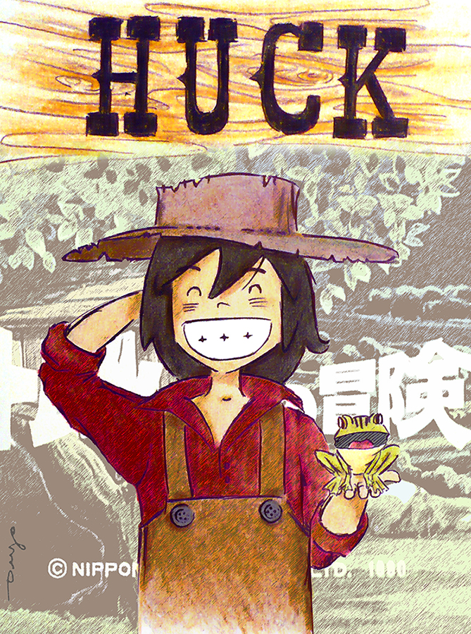 669x900 Replacing The Chalkboard October 2013 - Huckleberry Finn Fence Painting