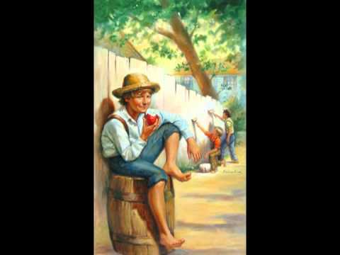 480x360 The Adventures Of Tom Sawyer Chapter 2 Bedtime Stories - Huckleberry Finn Fence Painting