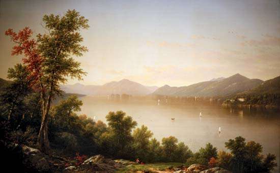 550x340 Hudson River School American Art Movement - Hudson River Painting