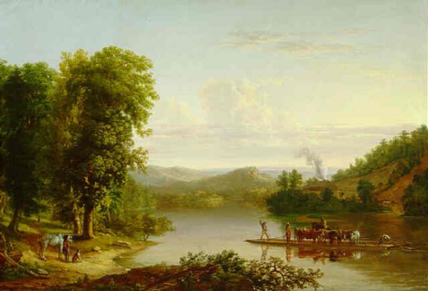 600x409 The Hudson River School. Expert Art Authentication, Certificates - Hudson River Painting