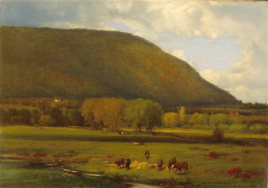 530x372 Hudson River Valley Painting George Inness Oil Paintings - Hudson River Valley Painting