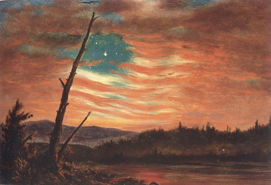 866x591 Rally - Hudson River Valley Painting