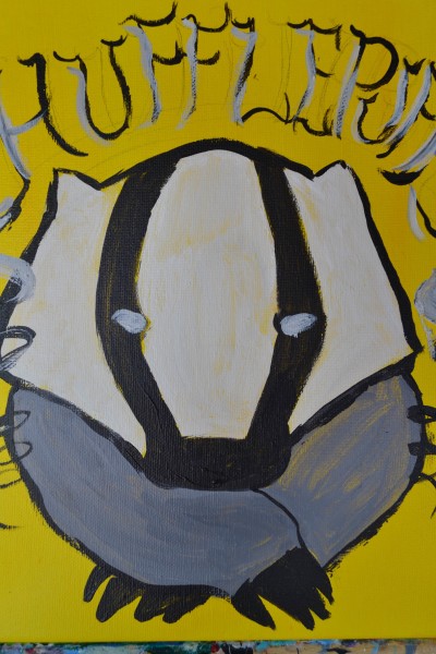 400x600 Family Paint Afternoon New Harry Potter Series Hufflepuff! Artique - Hufflepuff Painting