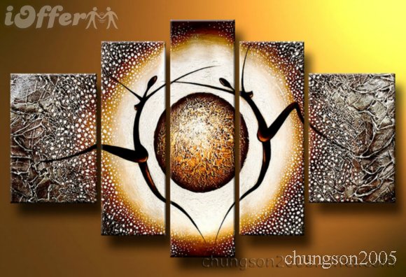 580x396 Framed! Modern Art Abstract Huge Oil Painting On Canvas For Sale - Huge Oil Painting