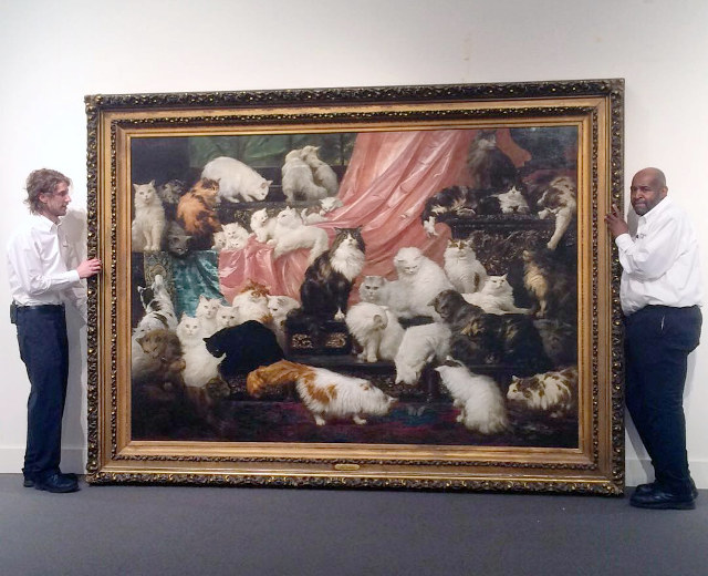 640x520 It's Just So Magnificent Huge 19th Century Painting Featuring 42 - Huge Painting