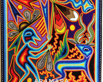 Huichol Painting at PaintingValley.com | Explore collection of Huichol ...