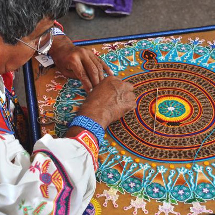 432x432 Traditional Huichol Art - Huichol Painting