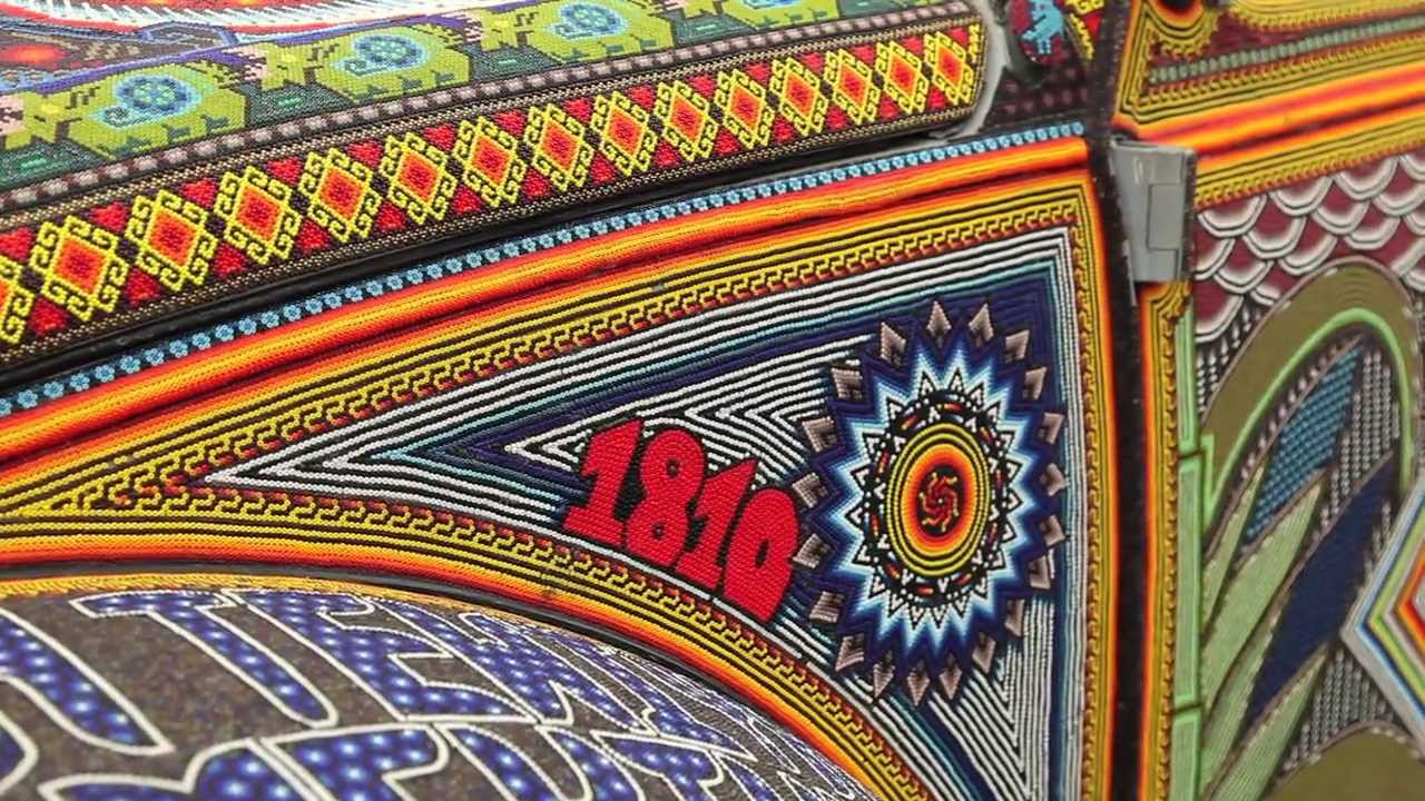 1280x720 Vochol Huichol Art On Wheels - Huichol Painting