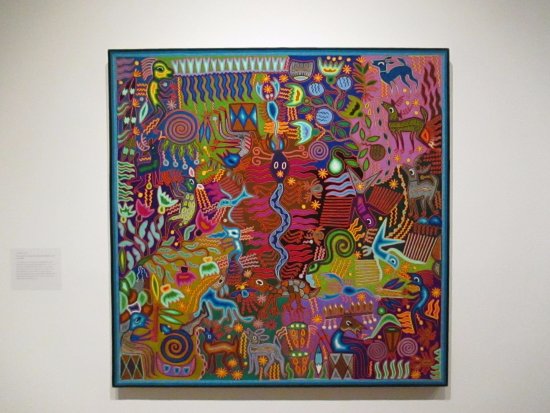 550x413 Huichol Yarn Painting - Huichol Yarn Painting