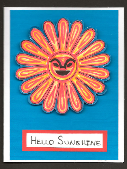 440x587 How To Make A Mexican Yarn Painting - Huichol Yarn Painting