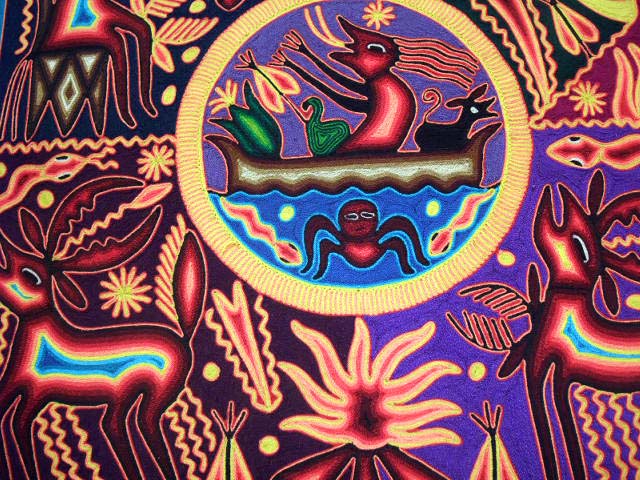 640x480 Huichol Indian Yarn Painting - Huichol Yarn Painting