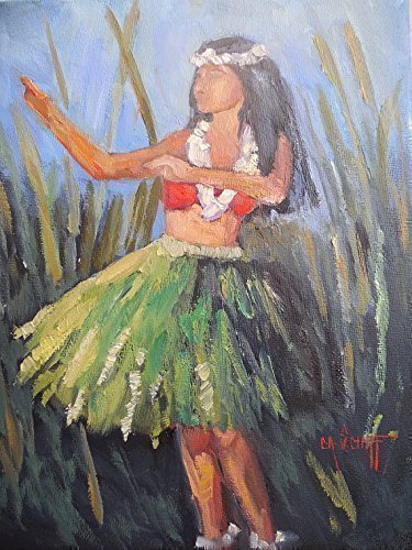 Hula Dancer Painting at PaintingValley.com | Explore collection of Hula ...