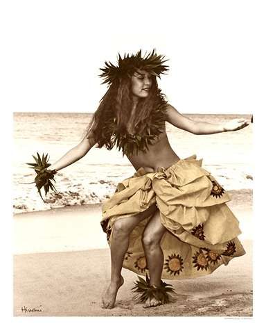 384x479 Hula Girls - Hula Girl Painting